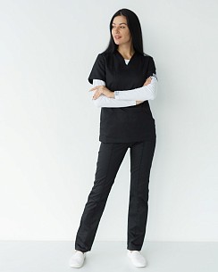 Комплект: костюм медичний жіночий Топаз + лонгслів медичний жіночий #5